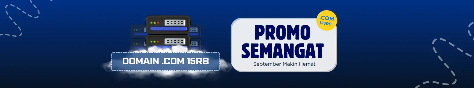 Promo Semangat Domain .COM Hanya Rp125.000