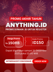 Promo Domain .ID akhir tahun 150rb
