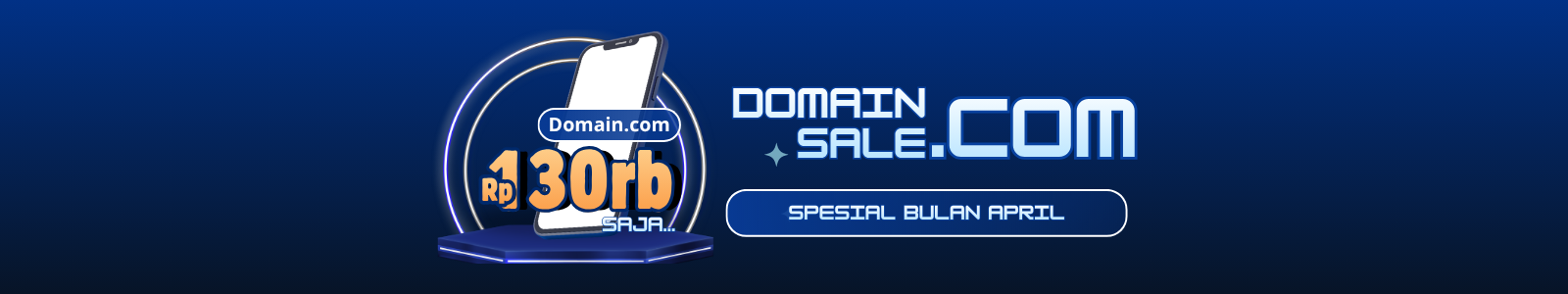 Promo Domain .COM Murah April 2026 Hanya Rp130rb