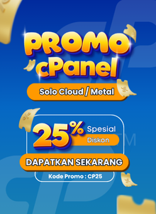 Promo Lisensi cPanel Solo Cloud & Metal Diskon 25%