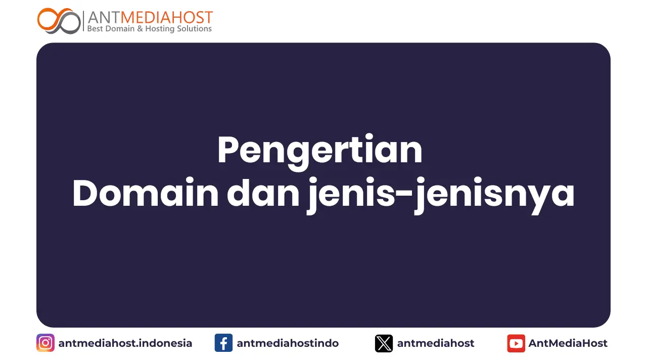 Pengertian Domain dan Jenis-Jenisnya