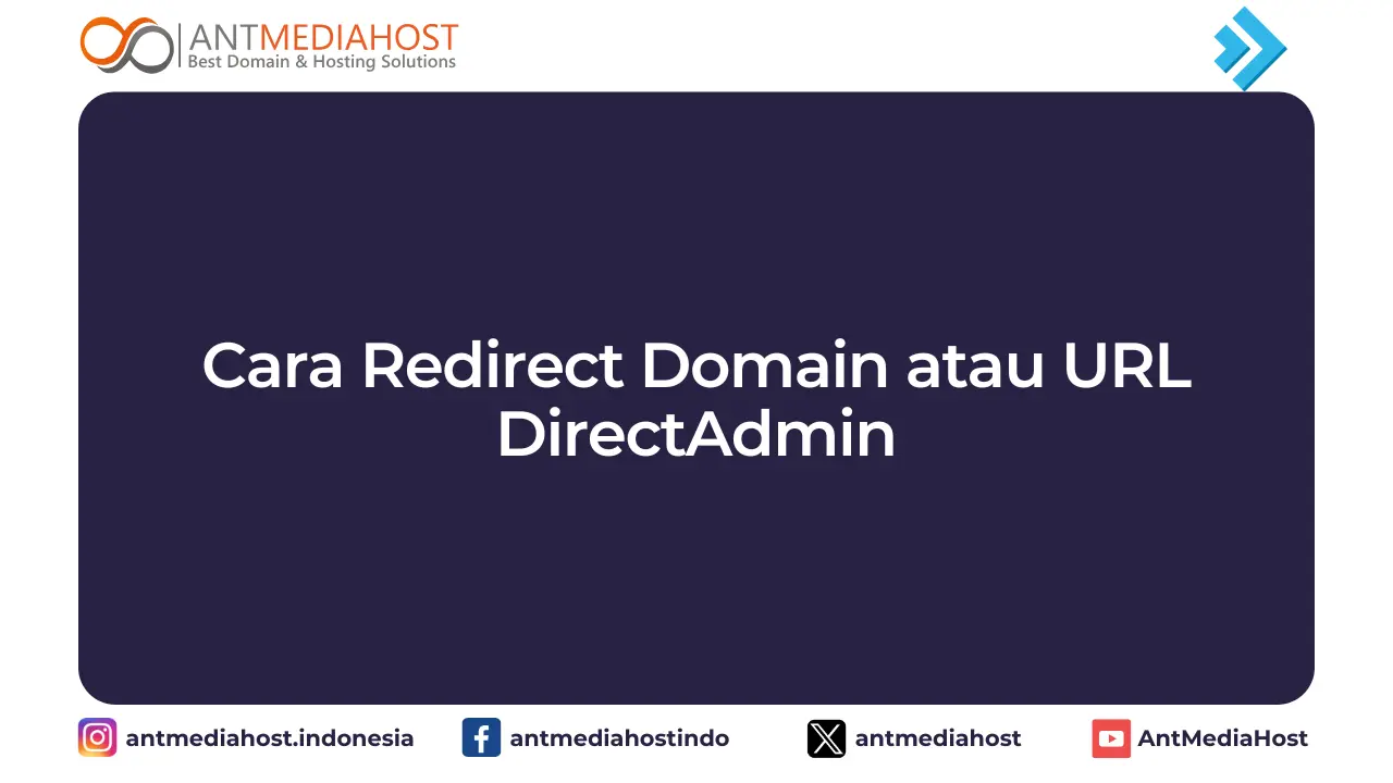DirectAdmin - Cara Redirect Domain atau URL