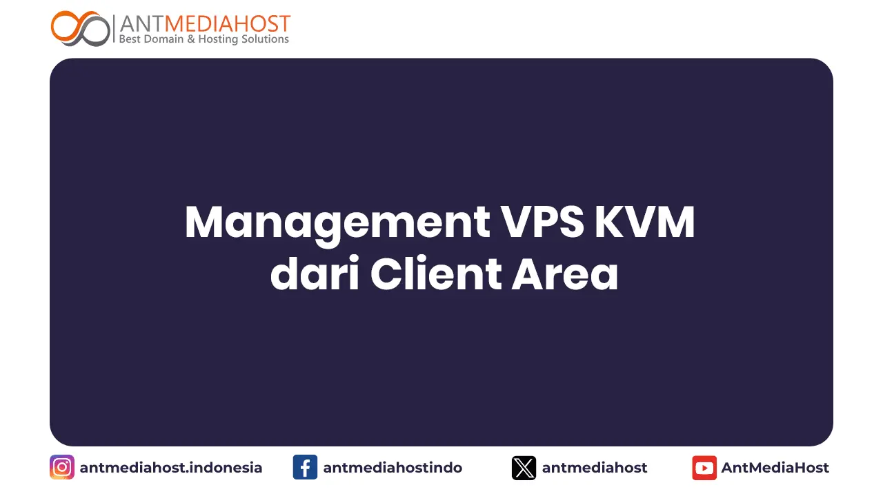 Management VPS KVM dari Client Area