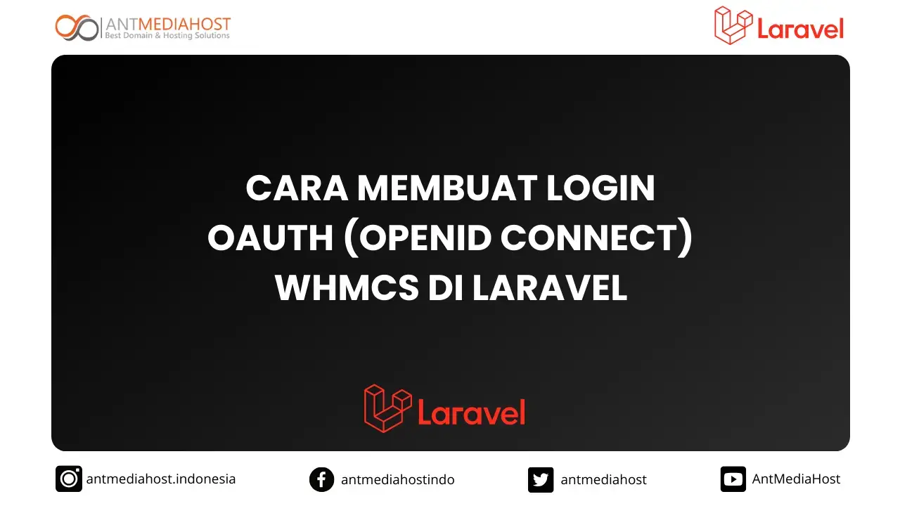 CARA MEMBUAT LOGIN OAUTH WHMCS DI LARAVEL