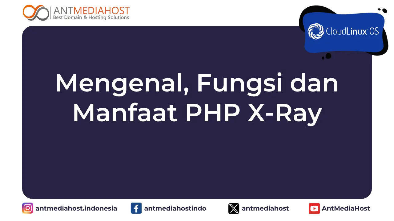 Mengenal, Fungsi dan Manfaat PHP X-Ray