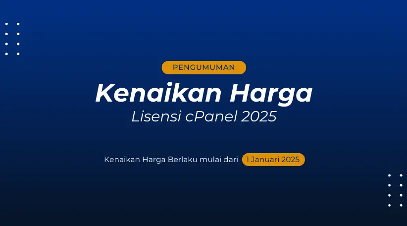 Penyesuaian Harga Lisensi cPanel 2025