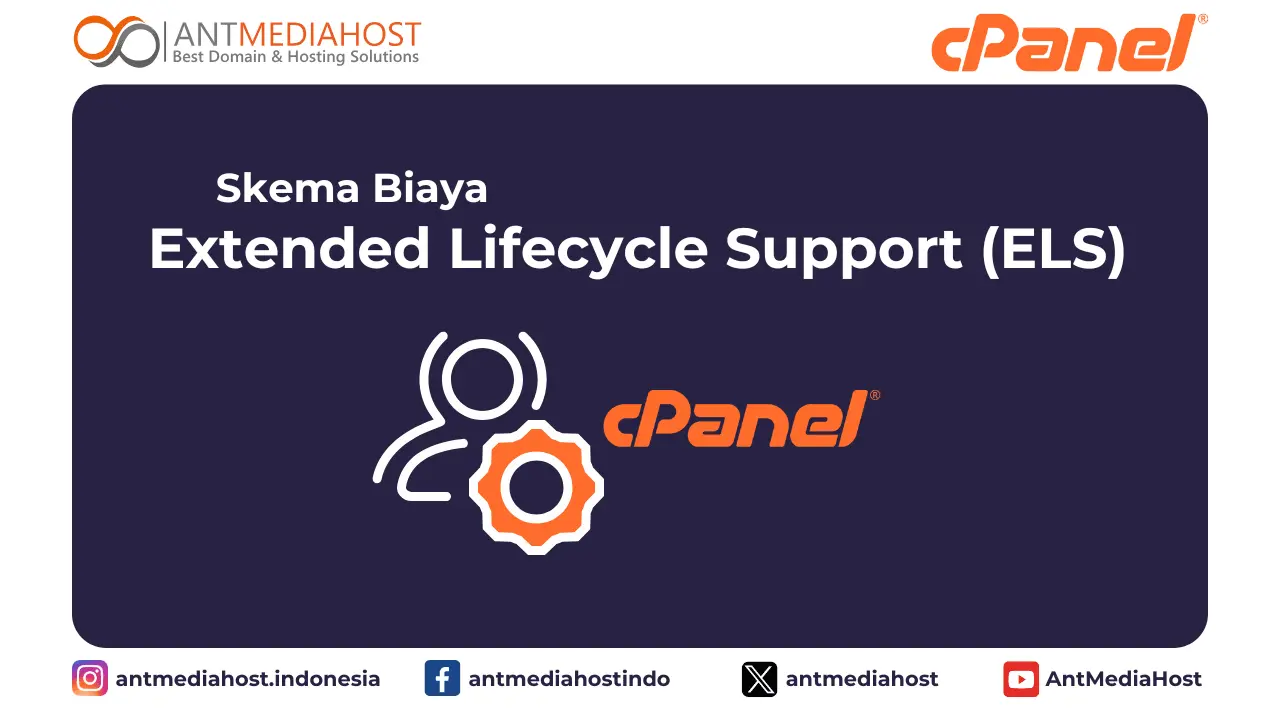 Skema Biaya Extended Lifecycle Support cPanel
