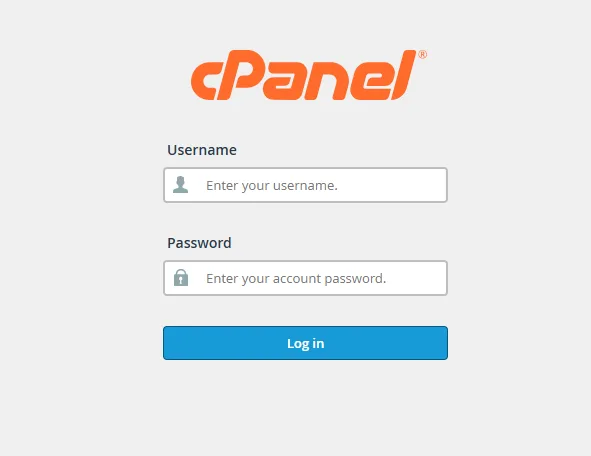 cpanel login