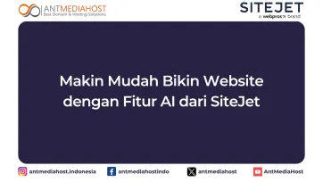 Makin Mudah Bikin Website dengan Fitur AI dari SiteJet