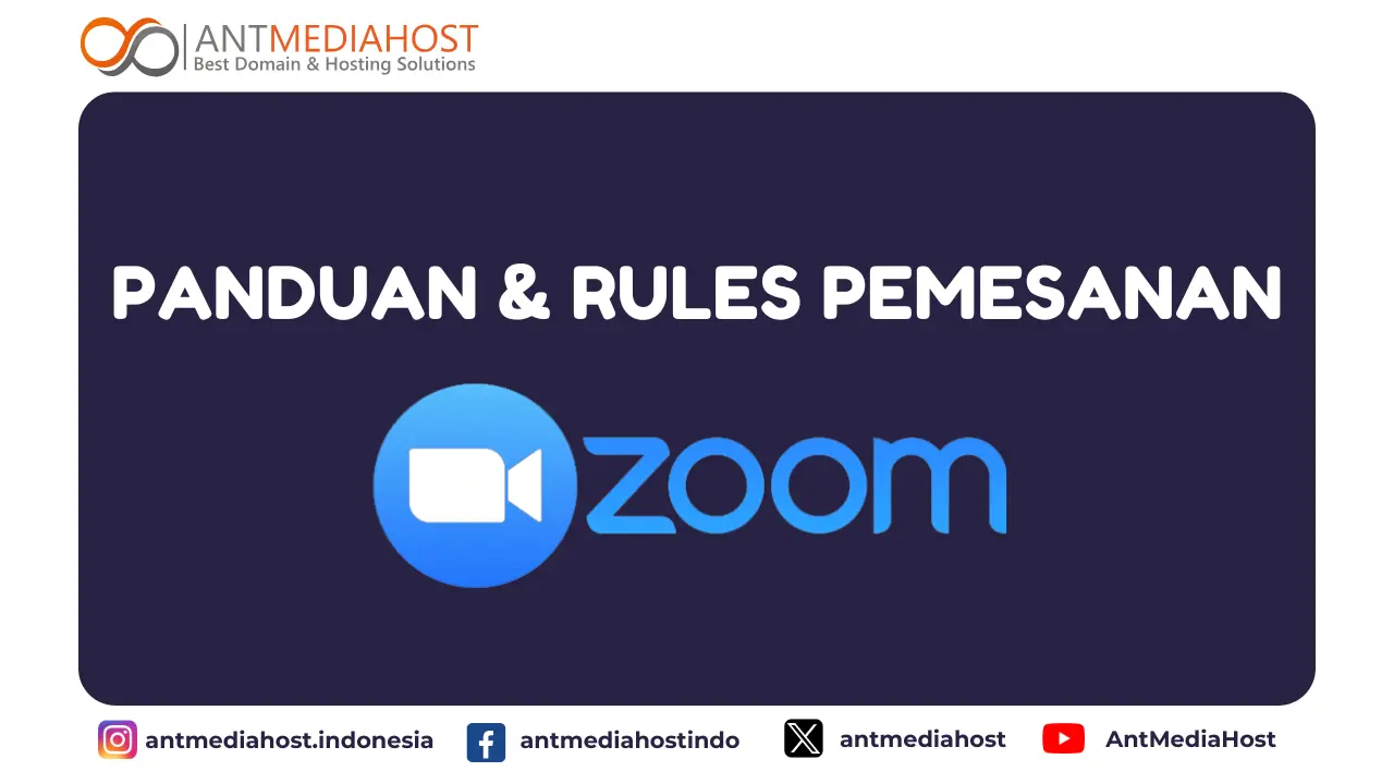 Lisensi Zoom Resmi: Panduan & Rules Pemesanan