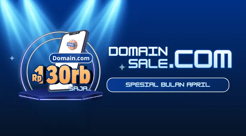 Promo Domain .COM Murah April 2026 Hanya Rp130rb