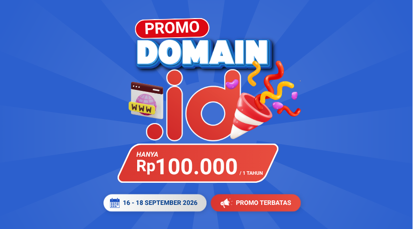 Promo Spesial HUT PANDI 20th: Registrasi Domain .ID Hanya Rp100.000/Tahun